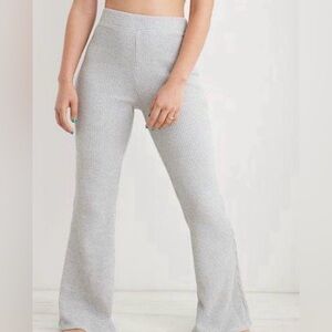 Aerie Waffle Knit Flared Pants